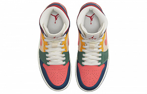 Air Jordan 1 Mid Se 'Multi Color 2022' Women's 3 3131322