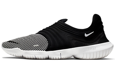 Nike Free Rn Flyknit 3.0 'Black White'