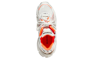 Balenciaga Runner Sneakers 'White Fluo Orange Mesh And Nylon' Women's 2 3132460