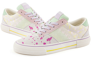 Kappa Low Top Skateboard Shoes Women's Light Rose Pink 3 3134743