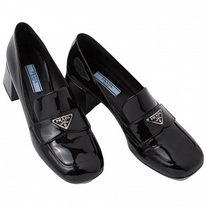 PRADA Patent Leather Loafers 'Black' Women's 3 3134774