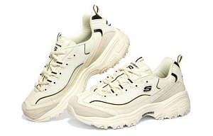 Skechers D'Lites 'Creamwhite Black' Women's 3 3137373