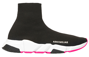 Balenciaga Speed Trainer 'Black Pink Sole' Women's 1 3137469