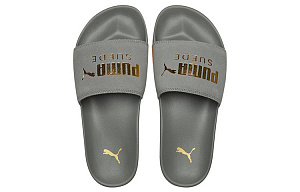 PUMA Leadcat Ftr Suede Classic Slide Grey/Gold 3 3137484