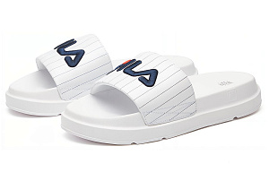 FILA Thick Sole White Slippers Women's 2 3137496