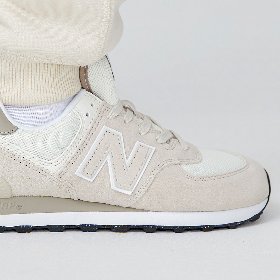 New Balance 574 Ivory Beige White