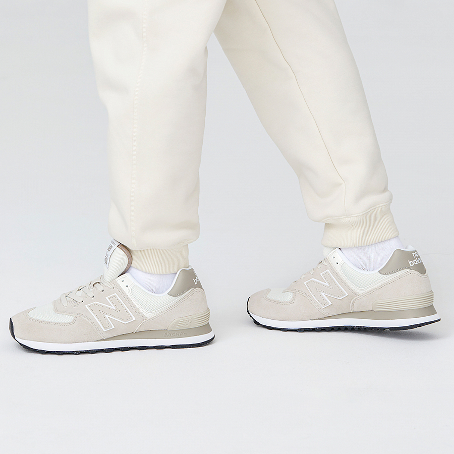 New Balance 574 Ivory Beige White