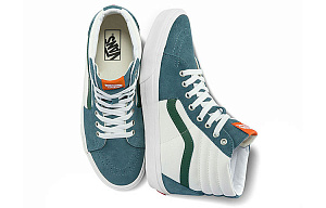 Vans SK8 HI Cozy Skateboarding Shoes Unisex White Green 3 3139421