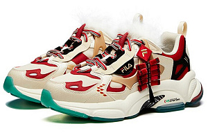 FILA FUSION Rjv 'Creamwhite Dark Red' Women's 2 3139436