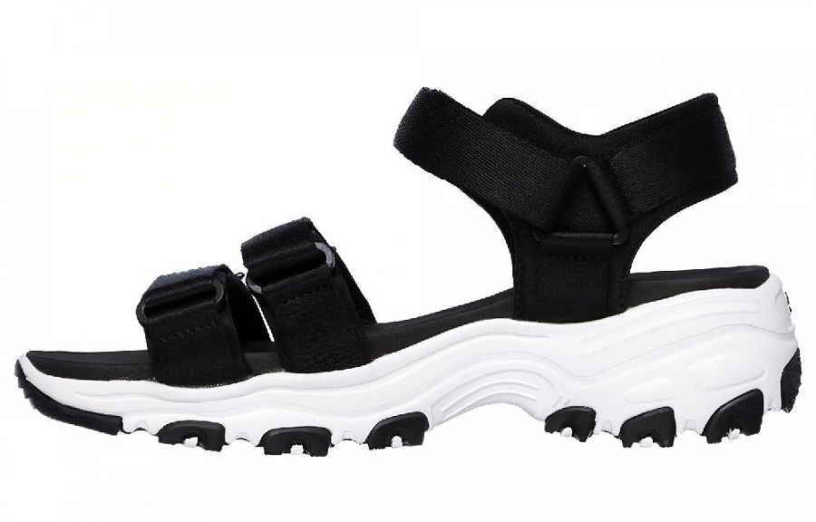 Skechers D'Lites Sandals Black Women's купить в интернет-магазине Yoocart с быстрой доставкой по России.