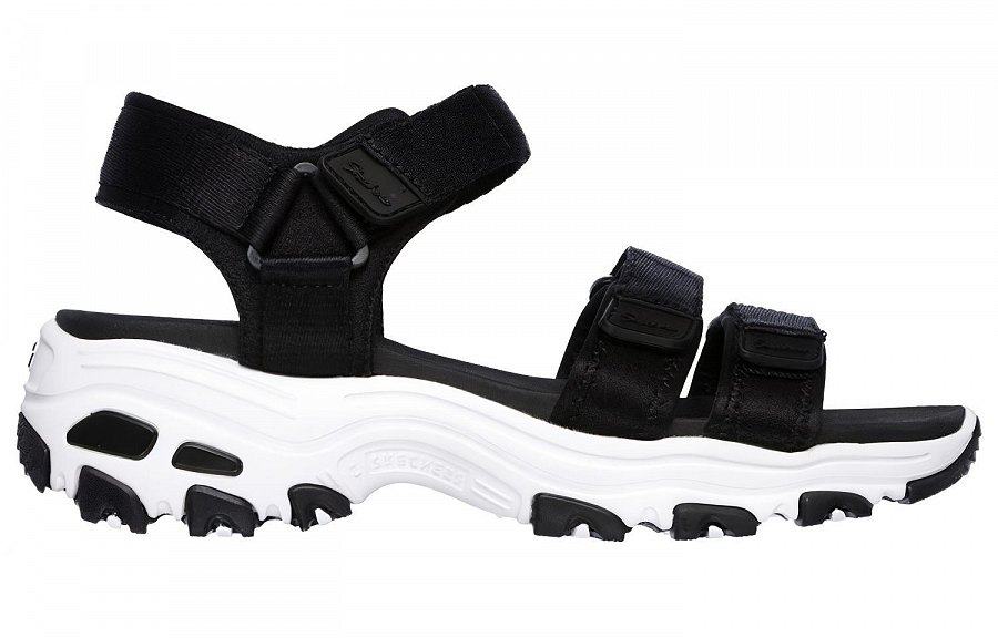 Skechers D'Lites Sandals Black Women's купить в интернет-магазине Yoocart с быстрой доставкой по России.