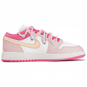 Jordan Air Jordan 1 Low Low-Top Vintage Basketball Shoes GS Pink 1 3141588
