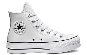 Converse Chuck Taylor All Star Lift Hi White Women's 1 3141628