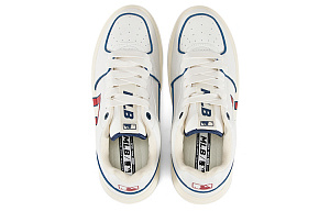 MLB Chunky Liner Basic Cleveland Indians Slip Resistant Low Top Skateboard Shoes Unisex Red 3 3142181