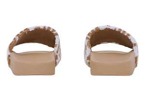 Burberry Monogram Cotton Slides Women's 3 3142873