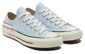 Converse Women's Chuck 70 Low 'Colorblock   Chambray Blue' Women's 2 3142986