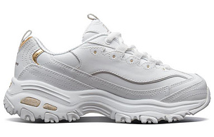 Skechers D'lites Gs White/Gold Women's 1 3143018