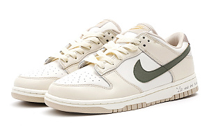 Nike Dunk Low Low-Top Skateboard Shoes Women's Olive Green 2 3143030