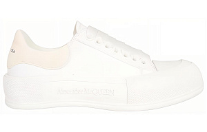 Alexander McQueen Deck Skate Plimsoll Shoes 'White' Women's 1 3143107