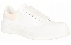 Alexander McQueen Deck Skate Plimsoll Shoes 'White' Women's 2 3143108