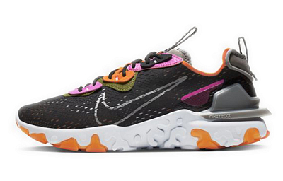 Nike React Vision Black Orange Fuchsia