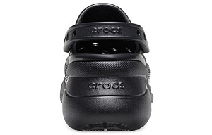 Crocs Small Whale Retro Crocs Thick Sole Black Sandals Women's 3 3143577