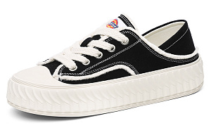 Dickies Anti-Slip Wear-Resistant Low-Top Canvas Shoes Women's Black 1 3143709