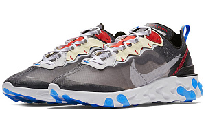 Nike React Element 87 Dark Grey Photo Blue 2 3145003