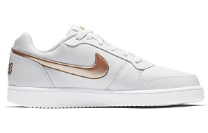 Nike Ebernon Low White/Gold Women's 1 3145916