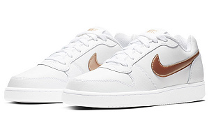 Nike Ebernon Low White/Gold Women's 2 3145917