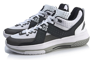 LiNing All City 5 Wade Collection Anti-Slip Wear-Resistant Low-Top Basketball Shoes Black White Gray 2 3145961