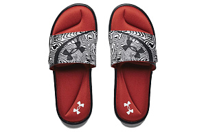 Under Armour Ignite 6 Graphic Strap Slide 'Psychedelic Stripe' 3 3145983