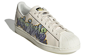 Adidas Originals Superstar 'White Purple Green' 2 3146005