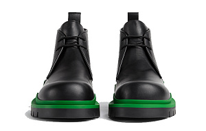Bottega Veneta Tire Desert Boot Black Green 2 3146185