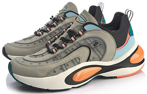 LiNing V8 Anti-Slip Wear-Resistant Low-Top Running Shoes Women's Camel Gray 2 3147515