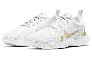 Nike Flex Experience Run 10 White Metallic Gold Star Women's 2 3147733