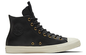 Converse Chuck Taylor All Star Leather High 'Black Egret' 1 3147810