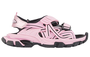 Balenciaga Track Sandal 'Neon Pink Black' Women's 1 3147822