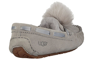 UGG Dakota Pom Pom Slip On Grey Women's 3 3147876