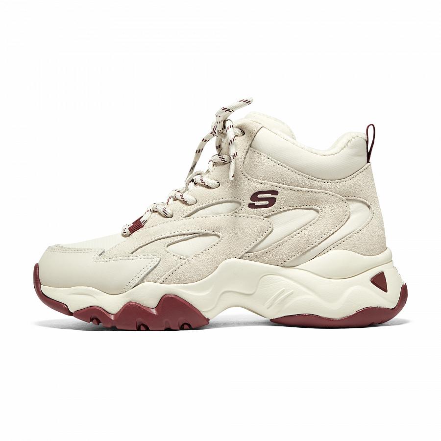 Skechers D'lites 3.0 'White Burgundy' Women's купить в интернет-магазине Yoocart с быстрой доставкой по России.