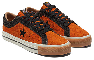Converse One Star Retro Casual Skate Shoes Orange New Year Series Unisex 2 3150036
