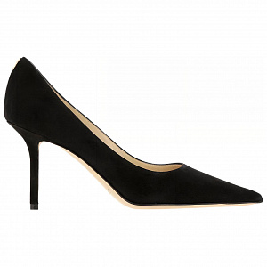 Jimmy Choo LOVE Slim Heel High Heels 8.5cm Women's Black 1 3151776