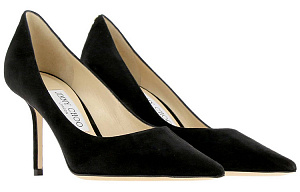 Jimmy Choo LOVE Slim Heel High Heels 8.5cm Women's Black 2 3151777