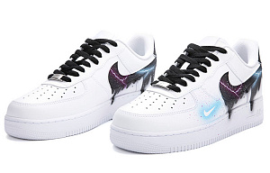 Nike Air Force 1 Air Force 1 Skateboard Shoes Men's White Black Blue Purple 2 3151780