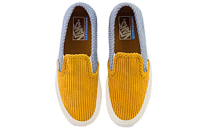 Vans Unisex Slip On Sneakers Yellow/Blue 2 3152204