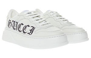 GUCCI Low top Stylish Skateboarding Shoes Women's White 2 3152278