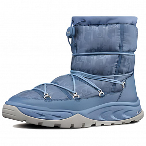 DIOR Snow Ankle Boot Blue Oblique Nylon 2 3152715