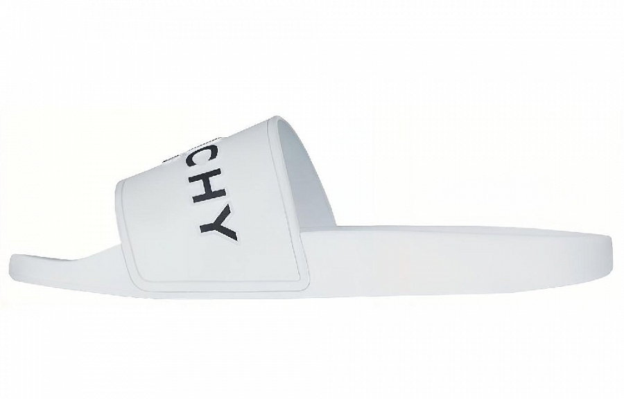 Givenchy Paris Flat Sandals White Black купить в интернет-магазине Yoocart с быстрой доставкой по России.