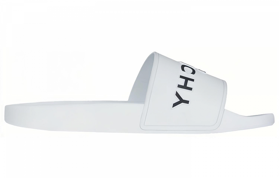 Givenchy Paris Flat Sandals White Black купить в интернет-магазине Yoocart с быстрой доставкой по России.