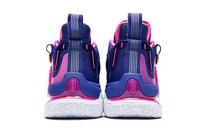 361° AG 1 California Sunset Shock Absorbers Slip Resistant Abrasion Resistant Mid top Basketball Shoes Men's Blue Pink 3 3154644
